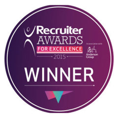 Recruiter Awards for Excellence 2015 logo