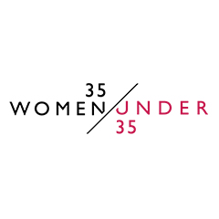 35 Women Under 35 logo